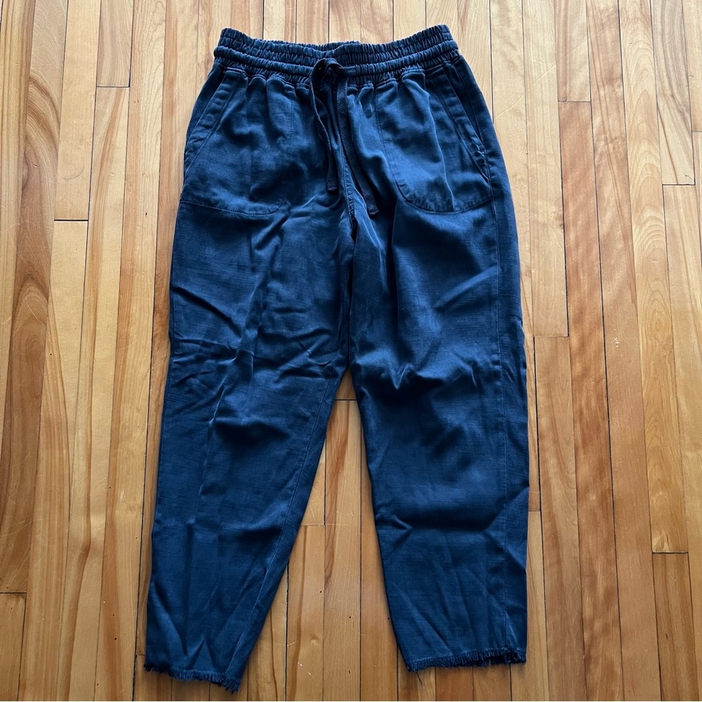 Zara Elastic-Waist Drawstring Trousers